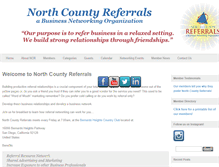 Tablet Screenshot of northcountyreferrals.com